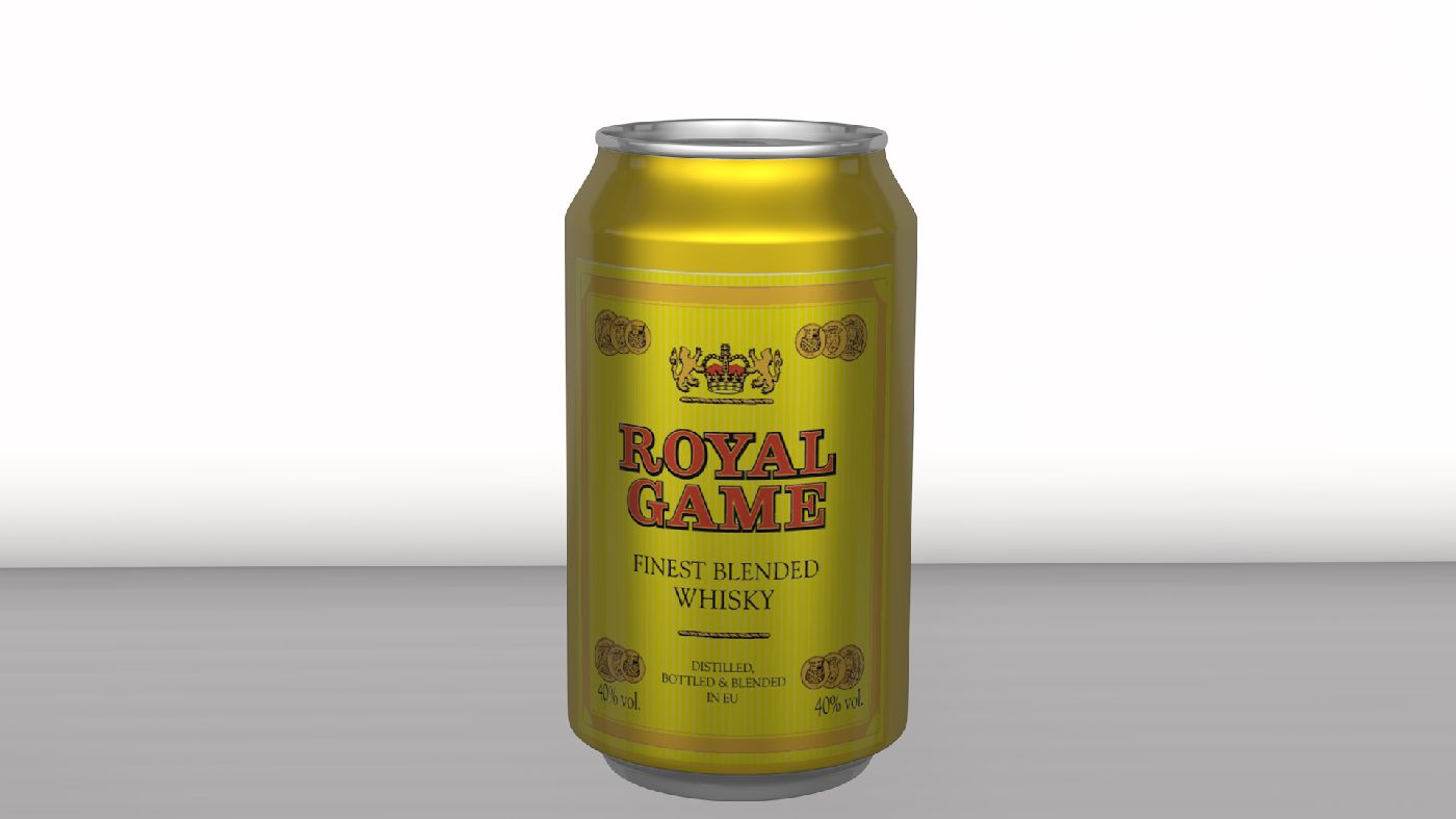 Whsky Ryal Game in Cans